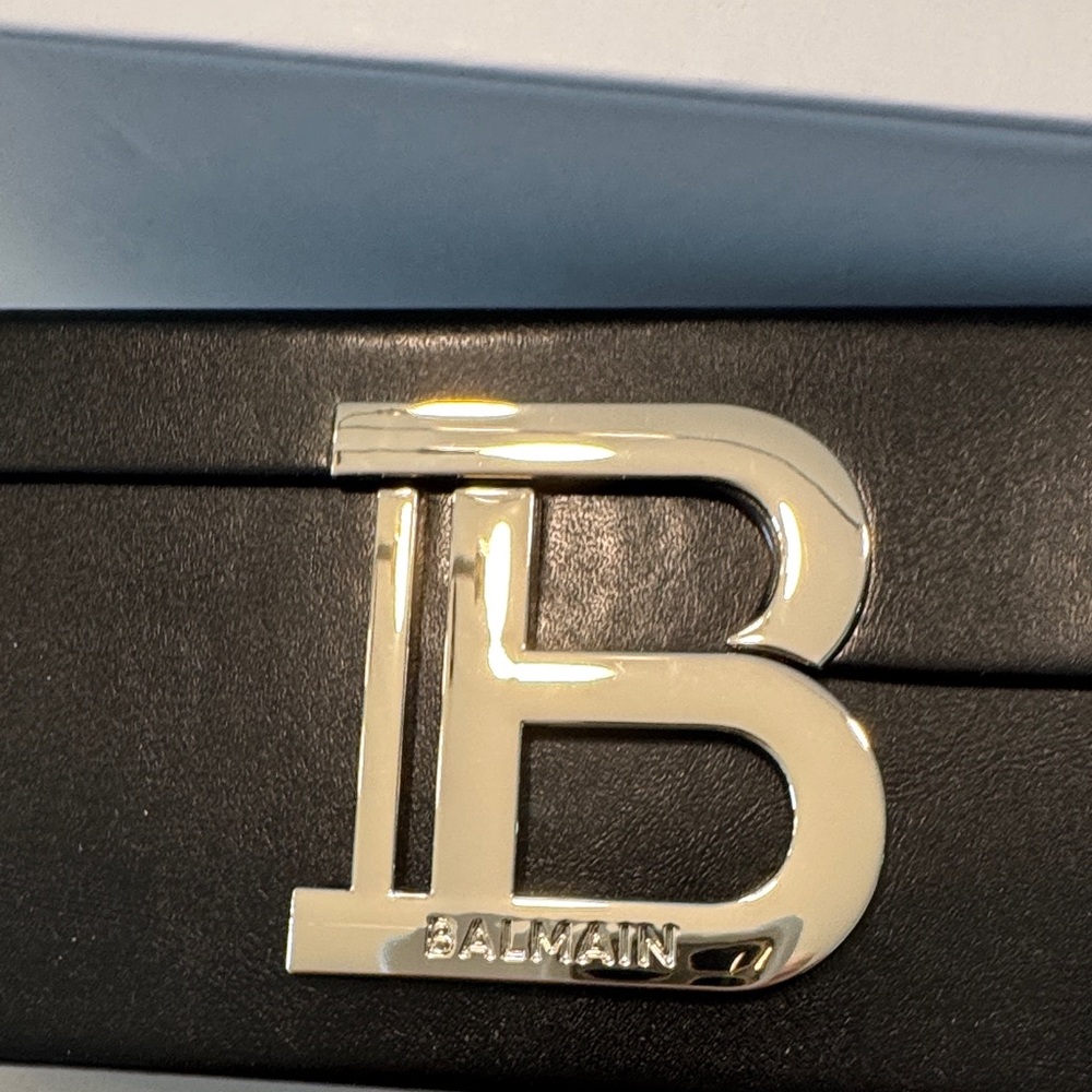 Balmain Black Sunglasses  Case with Silver Logo - Picture 4 of 7
